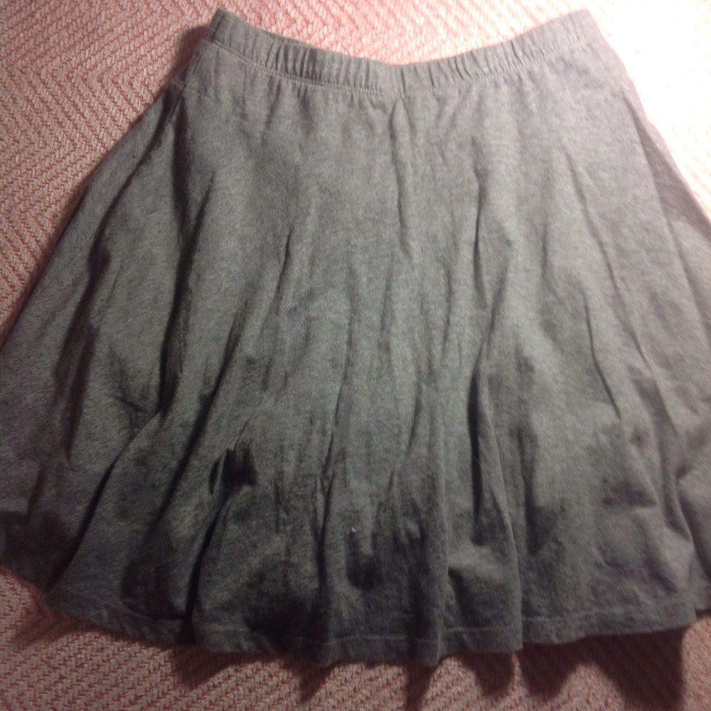 Gray skater skirt